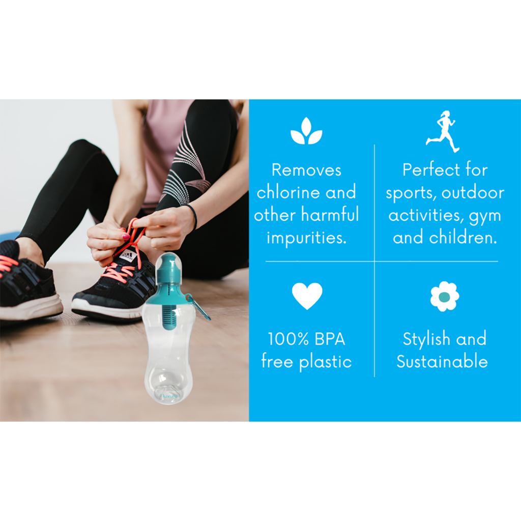 Filter Drinking Bottle Set of 2 Little Luxury