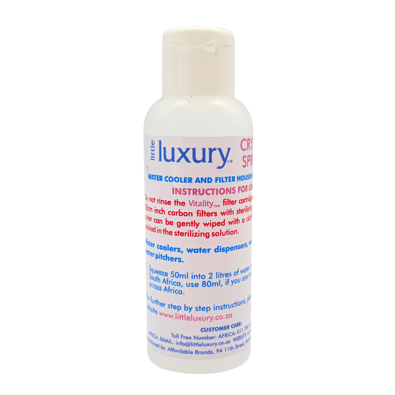 Water Filter Housing Cleanser