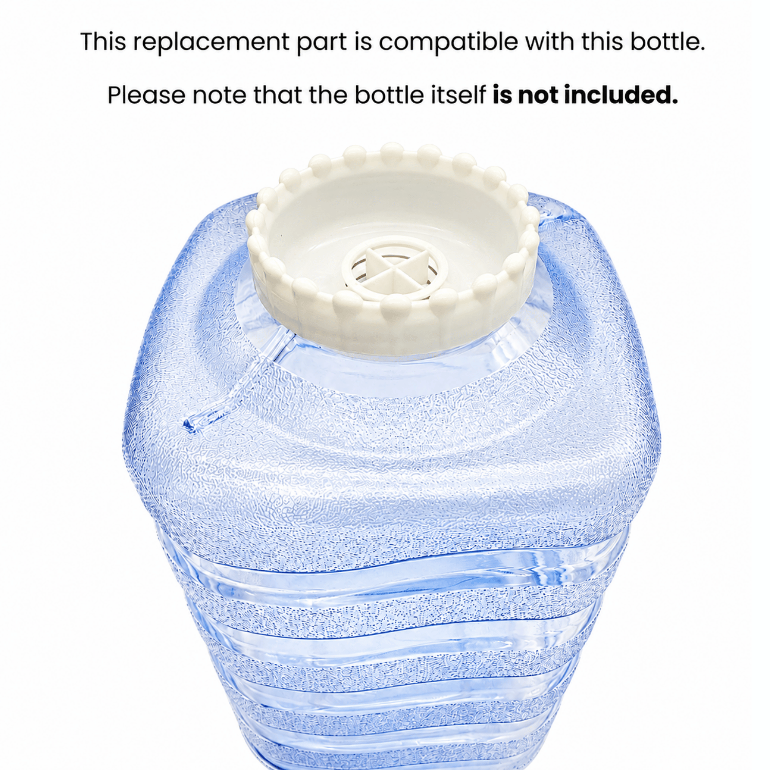 Little Luxury Vitality replacement cap shown fitted to compatible water bottle