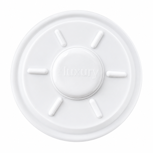 Top view of Little Luxury Vitality replacement water bottle cap