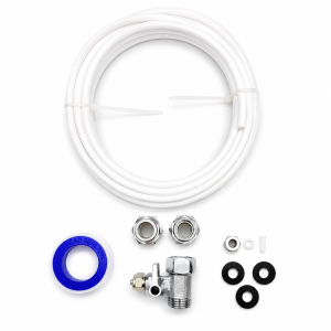 Platinum Complete Ice Maker Connection Kit with tubing, valve and fittings