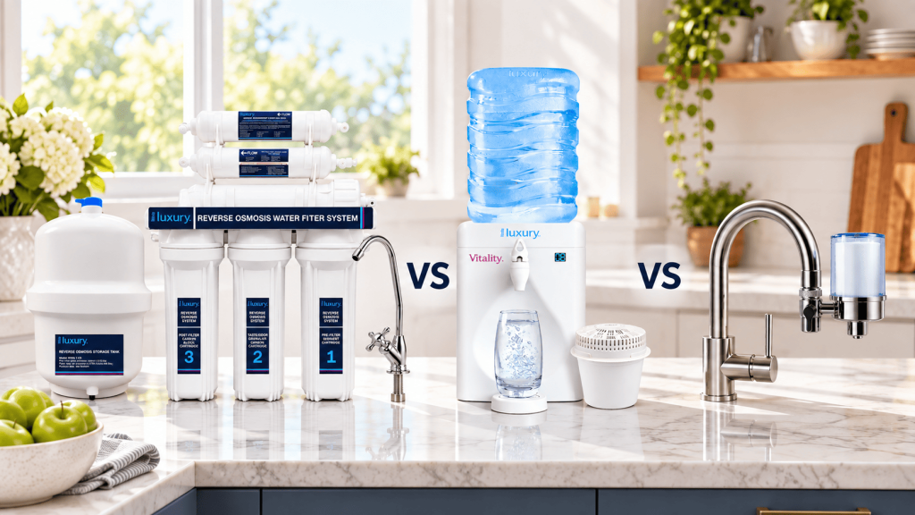 Reverse osmosis vs countertop vs tap water filters in South Africa