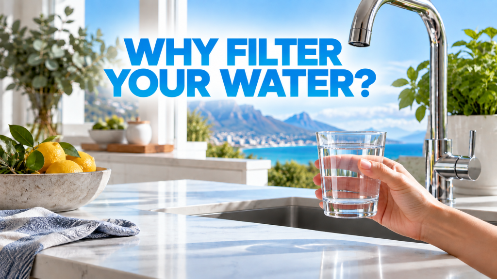 Why filter your water in South Africa for cleaner drinking water at home